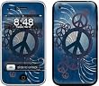 Peace Out Design Decorative Skin Decal Sticker for Apple 3G iPhone/ Apple iPhone 3GS 3G S