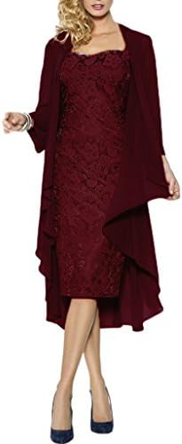 Shiningdress Women's Sexy Lace Mother of the bride Evening Dress Size 18 Burgundy