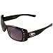 Georgia Bulldogs Ladies Black Rhinestone Fashion Sunglasses