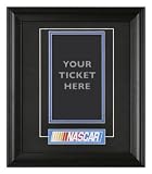 NASCAR Ticket Pop-In Frame with Logo