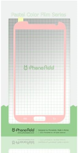 Phoneadd - Premium Ultra Clear , High Definition , Bubble Free Pastel Color Film Screen Protector Compatible with Galaxy Note 2 II "All Versions" (Pink)