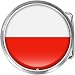 Poland Flag Belt Buckle