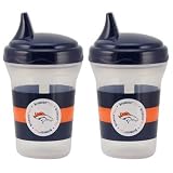 NFL Sippy Cups 2 Pack Safe BPA Free (Denver Broncos)