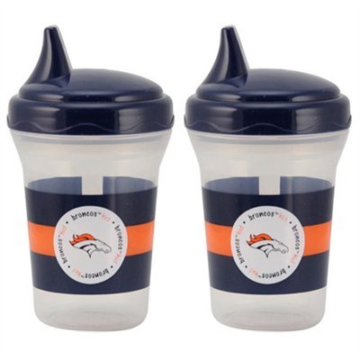 NFL Sippy Cups 2 Pack Safe BPA Free (Denver Broncos)