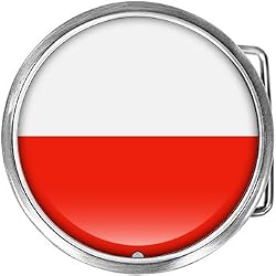 Poland Flag Belt Buckle