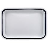 Enamel Butcher Tray 7x10.5 inches