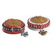 Pet Food Bowl Ornaments Set of 2