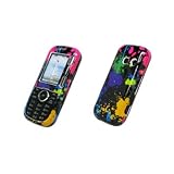 Premium Paint Splatter Design Hard Cover Crystal Case for LG Cosmos VN250 / ....