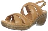 Softwalk Women's Mayberry Slingback Sandal,Natural,9 WW US