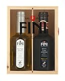 Fini Crate Extra Virgin Olive Oil 250 ml and Balsamic Vinegar of Modena 250-ML Bottles