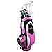 Golf Girl FWS2 PETITE Lady Pink Hybrid Club Set & Cart Bag