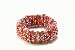 Red Sequined Holiday Dog Party Collar - Medium