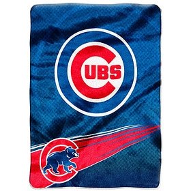 MLB Chicago Cubs Speed Plush Raschel Throw Blanket, 60x80-Inch at Amazon.com