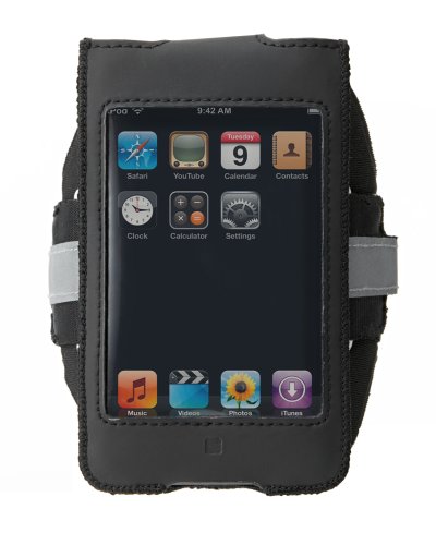 Cygnett GrooveFlex Armband Case for iPod touch 1G (Black/Gray)