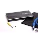 BIGtec Aluminium USB 3.0 High Speed externes Festplattengeh�use 6,35cm (2,5") f�r SATA, schwarz