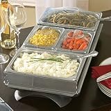 2-in-1 Cordless Buffet/Warming Tray