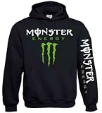 Monster Energy Childrens / Kids Black Hoodie - ALL SIZES