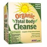 Organic Total Body Cleanse 3-part Kit - A complete 14-days organic internal cleanse, 1 kit,(Renew Life)
