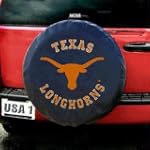 Texas Longhorns NCAA Spare Tire Cover (Black)