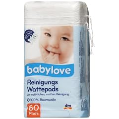 Babylove Reinigungs-Wattepads, 2er Pack (2 x 60 St�ck)