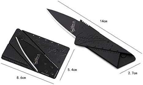 Credit card mini folding fruit knife（black）