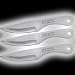 3 Piece 6  Jack Ripper Throwing Knife Set Throwers