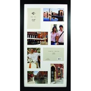Capri 12-inch By 22-1/2-inch Solid Wood Collage Frame