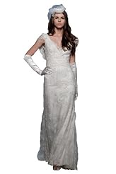 Chiffon/Taffeta/Tulle Crystals Lace Crystal Beaded Applique  Dress