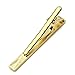 US Ship Gold Men Necktie Tie Loaded End Clip Clasp Bar Tone