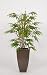 Artificial Black Bamboo Floor Plant in Zinc