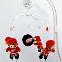 Detroit RED WINGS NHL Infant BABY MOBILE Shower Gift Etc