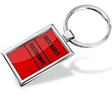 Keychain "Football / red card" - Hand Made, Key chain ring
