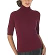 Isaac Mizrahi for Target® Elbow-Sleeve Turtleneck Cashmere Sweater - Bing Cherry