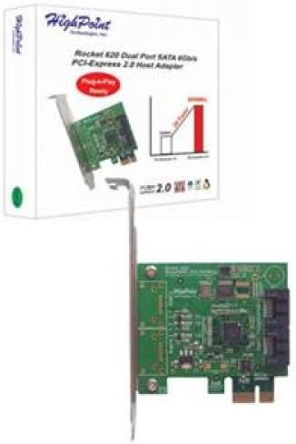 HPT USA/HIGHPOINT TECH HighPoint Rocket 620 2-port Serial ATA PCI Express Controller / R620A /