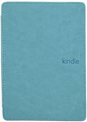 VersionTech New For Amazon Kindle 4th / 5th 6" inch E-book eReader Slim Leather Cover Case Hard Shell Sky Blue