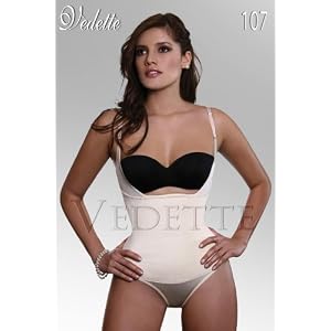 Vedette 107: Braless Body Suit Slimming Girdle Fajas