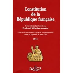 Constitution de la R�publique fran�aise : Texte int�gral
