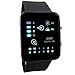 BesWLZ Technological Sense Binary Digital LED Waterproof Unisex Sports Wrist Watches Black