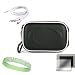 Creative Labs Vado / Vado HD Pocket Video Camcorder Accessories Kit Includes: Black Slim Carrying Camera Case + AV Cable + Screen Protector + Live*Laugh*Love Wrist Band!!!