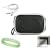 Creative Labs Vado / Vado HD Pocket Video Camcorder Accessories Kit Includes: Black Slim Carrying Camera Case + AV Cable + Screen Protector + Live*Laugh*Love Wrist Band!!!