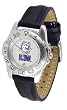 Connecticut Huskies - UConn Suntime Ladies Sports Watch w/ Leather Band - NCAA College Athletics