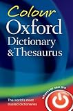 Colour Oxford dictionary and thesaurus