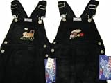 Toddler Boys Sizes 2T/3T/4T Cotton Corduroy Embroidery Bib Pocket Overall, (Prepack=24 PCS Assorted Sizes/Emb. Designs, Each $6.50)
