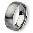 Brushed Stainless Steel Ring (8.0 mm) - Sizes 6-13