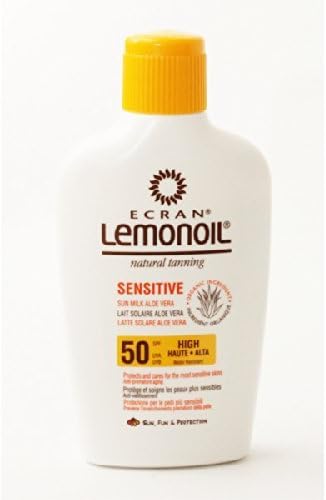 LEMONOIL - Original Sensitive Sun Milk SPF 50 - Family Sun Lotion by Lemonoil