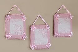 JoJo Designs Wall Hanging - Vintage French Pink Toile