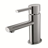 Ana Bath BF11630 Single Handle Single Hole Lavatory Faucet, PVD Brushed Nickel Finish
