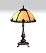 Green Handmade Dragonfly Tiffany Style Stained Glass Table Lamp Lamps with Lit Base TLL012 3-Bulbs