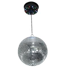 Discokugel Discoball Spiegelkugel Beleuchtete Universal Motor-Deckenhalterung (18 LED's, 6 RPM, musikgesteuert, bis 2 kg)