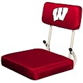 Logo Wisconsin Hard Back Stadium Seat - M